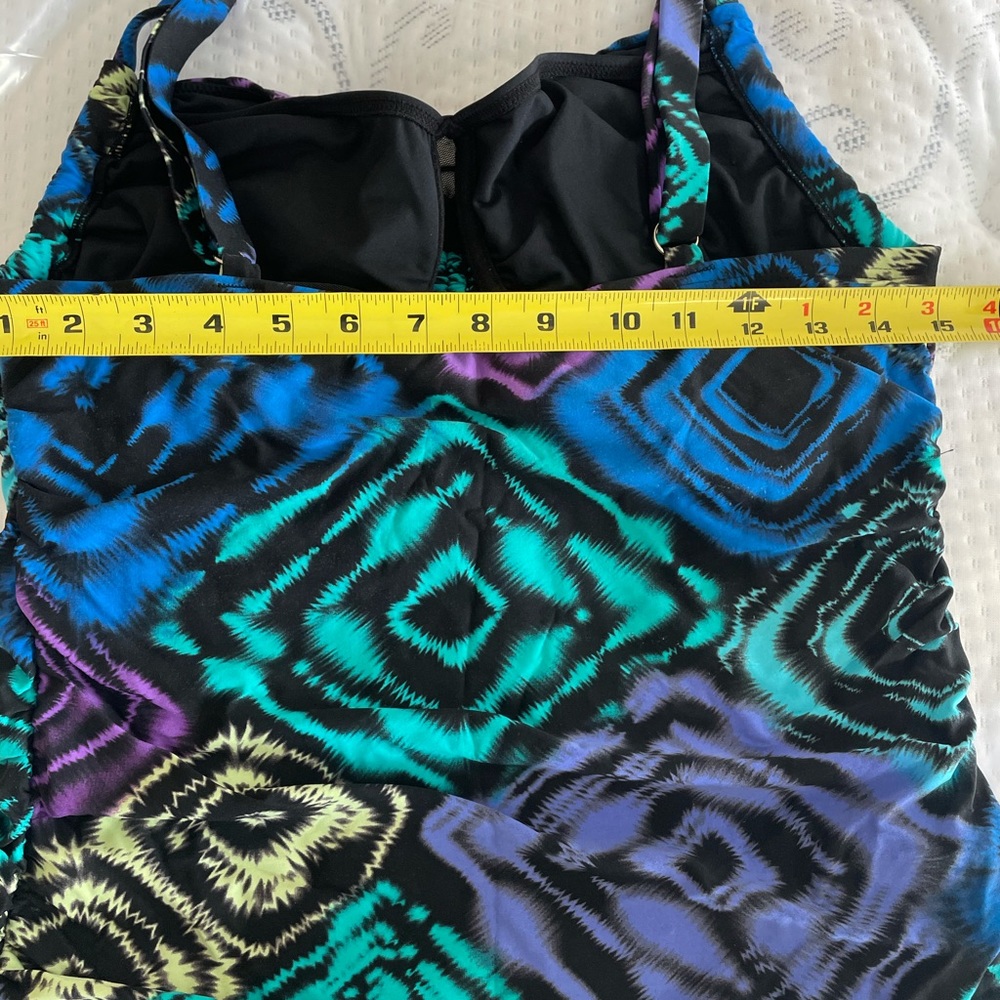 Coco Reef Multicolored 36dd Underwire Tankini - image 4